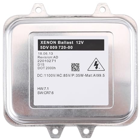 Xenon Scheinwerfer Steuergerät 5DV00972000 für Skoda Octavia 3 2009-2013 Xenon Vorschaltgerät Ballast Steuergerät Vorschaltsteuergerät Ballaststeuergerät 12V