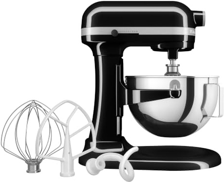 KitchenAid HEAVY DUTY - KÜCHENMASCHINE MIT SCHÜSSELHEBER 5,2 L - ONYX SCHWARZ 5KSM55SXXEOB