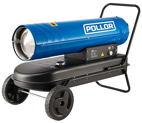 POLLOR 50kW Diesel Space Heater Industrial Garage Workshop Kerosene 171,000 BTU/hr 50L Tank
