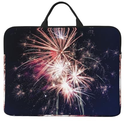 Explosion Firework 14in Laptop Case Sleeve Bag – Versatile Shoulder Messenger Briefcase, Designed for Business Travel
