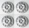 SET 4 COPRICERCHI COPPA RUOTA COPRIRUOTA BORCHIE CERCHIO 14 Specifiche per Punto 188 prodotte dal 1999 in poi ELX 2ª Serie - 393/14