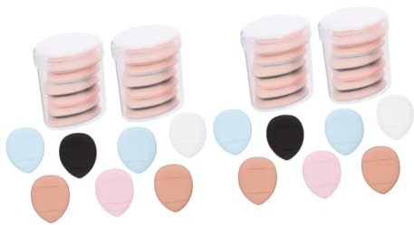 HAPINARY 2 Sets Make-up Für Beauty Puff Pad Weicher Dreieckiger Puff Für Isolationscreme Concealer Foundation Mini-puff-set Für Den Täglichen Gebrauch Auf Reisen * 2