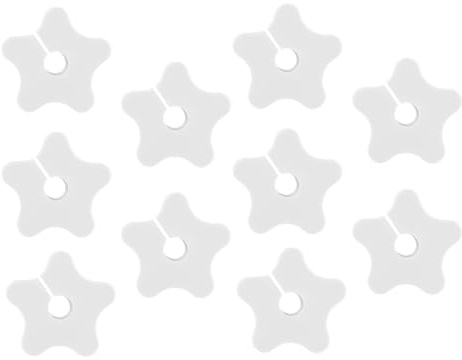 Passacavo per Parete | 10 Pezzi Kit Passacavo in Silicone per TV da Parete - Soluzione a Forma di Stella per Organizzazione Cavi per Appartamento Ufficio Casa Centro Intrattenimento Console Media