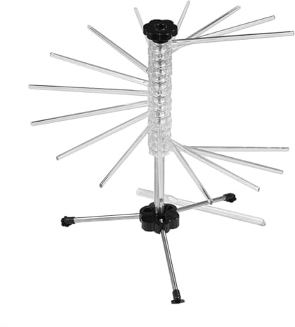 Séchoir à pâtes pliable avec 16 bras, séchoir à pâtes fraîches fait maison jusqu'à 2 kg, outil de fabrication de nouilles et spaghettis