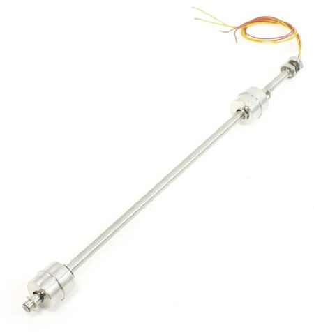 sourcing map Schwimmerschalter für Wasserpumpe Schwimmbad Gartenteich Flüssigkeitsstand Sensor M10 370mm Länge Edelstahl | für Wasserpumpe Schwimmbad Gartenteich, 370mm Länge