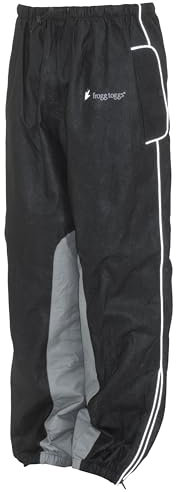 FROGG TOGGS Herren Road Toad Reflective Waterproof Rain Pant Hose, Schwarz, 3XL
