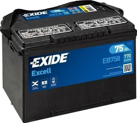 EXIDE EB708 Excell Starterbatterie 70Ah 12V 740A Kompatibel mit DODGE Nitro SUV, CHEVROLET TAHOE B2W, CADILLAC ESCALADE GMT 900, HUMMER H2 Geländewagen geschlossen