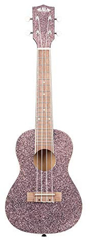 KALA KA-SPRK-PINK - Sparkle Series Pink Champagne Concert Ukulele, with Bag (UB-C)