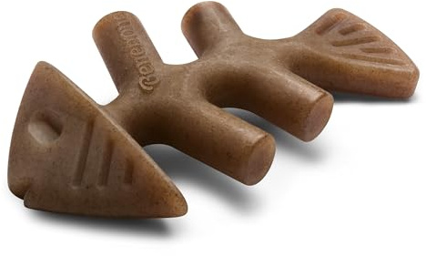 Benebone Indestructible Fishbone Dog Chew Toy for Aggressive Chewers, Long Lasting Tough Boredom Breaker for Dogs, Real Jack Salmon Flavour, For Small Dogs, Made in the USA