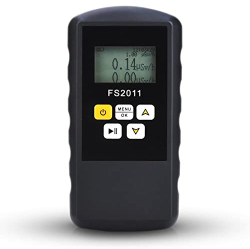 Geiger Counter,FS2011 β γ χ Ray Gamma Nuclear Radiation Detector,Dosimeter Monitor with LCD Display for Factory Environment, Home Environment