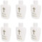 FOMIYES 6Pcs Empty Holy Water Bottles Set Refillable Party Water Bottle White with Gold Blocking Logo for Baptism and Exorcism (60ML)