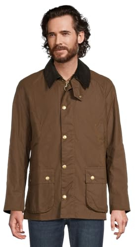Barbour Men's Ashby Wax Jacket, Bark