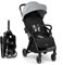 KikkaBoo Ciela Passeggino Leggero fino a 22 kg – Piegatura Automatica, Schienale Reclinabile, da Viaggio, Misura Bagaglio a Mano, Grigio