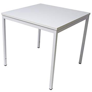 ADB Bürotisch Computertisch Schreibtisch Büro PC Arbeitstisch Besprechungstisch grau 800x800x750 mm