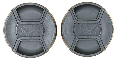 PROtastic® Objektivdeckel 72 mm (2 Stück) – federbelasteter Klemmdeckel fällt nicht ab Passend für Nikon, Canon, Pentax usw. LC-72 E-72 O-LC72