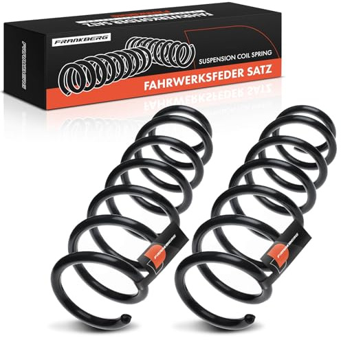 Frankberg 2x Federn Fahrwerksfeder Hinterachse Kompatibel mit X3 F25 sDrive18d sDrive20 xDrive20 xDrive35 2010-2017 X4 F26 xDrive30d 2014-2018