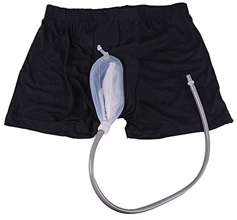 Women's/Men's Urine Bag 500ML, Urinal Pee Holder for Male Female, Adults Man Woman Elderly Pee Bag Urinal with Urine Bags Portable for Travel, Outdoor Use, Reusable