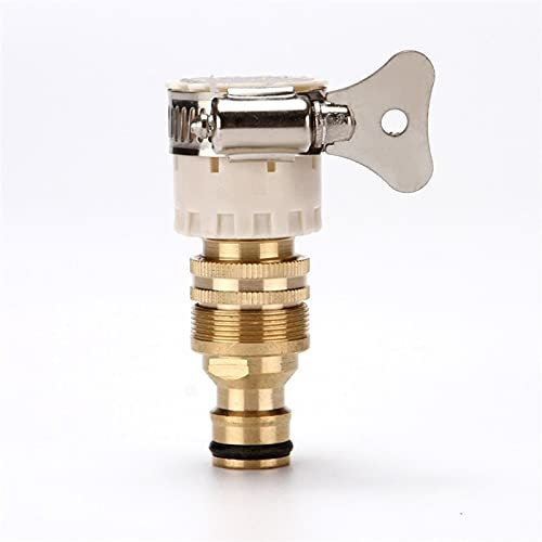 Lnanqing-raccord laiton tuyau 15mm-23mm Tuyau de cuisine Adaptateur en métal Robinet de robinet Mélangeur Tuyau Tuyau Tube Tube Tube raccord de jardin Outils d'arrosage de jardin Connecteur de tuyau d