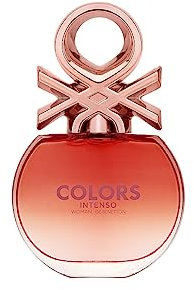 Benetton - Rose Intenso from United Colors, Eau de Parfum for Woman - Long Lasting - Intense, Young and Fresh Fragrance - Floral and Fruity Notes - Ideal for Daily Wear - 50 ml