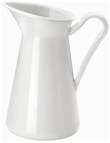 SOCKERÄRT Kanne/Vase, weiß, 22 cm