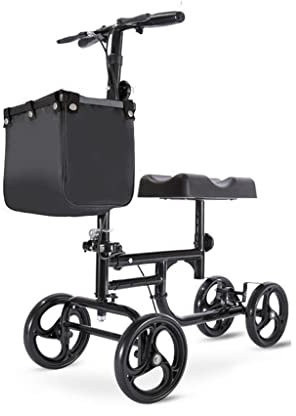 Knie-Walker, Knie-Zyklus, Bein-Walker, kompakter Knie-Scooter, verstellbare Knieschoner, langlebiger Knie-Walker-Roller für Erwachsene mit verletztem Knöchel