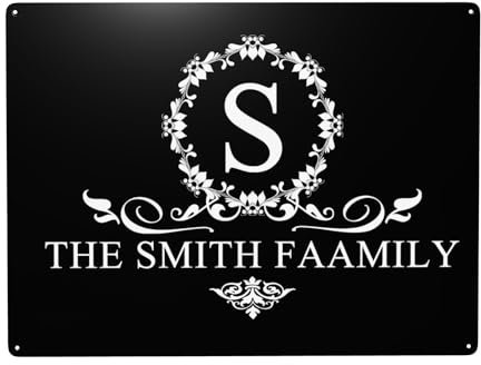 Schilder – Blechschilder selbst gestalten - Personalisierte Schilder mit Ihrem Foto, Text, Logo, individuelles Wandschild, dekorative Hausschilder, Warnschild für Büro, Arbeitsplatz, Lieferschilder