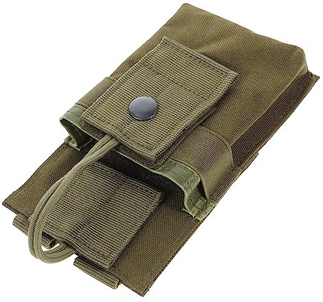Angoily Funkgerätehalter Für Funkgerät Mit Taktischer Befestigung Aus Robustem Material Kompatibel Mit Gürteln Und Taschen Für Outdoor-aktivitäten