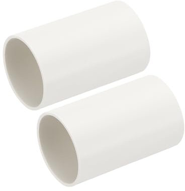 PATIKIL 6,3 cm runder Lüftungsk, 10,2 cm langes Kunststoffrohr, Ersatzversorgung, Heizung, Kühlung, Belüftung, AC-System, 2 Stück