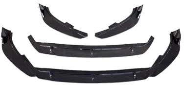 Frontspoiler Für Ford Für Focus ST Für ST-Linie 2018 2019 2020 2021 MK4 C519 Frontschürze Lippe Kinn Außen Teil Spoiler Körper Kit Splitter Zubehör ﻿ Vordere Stoßstange Unten(Glossy Black)