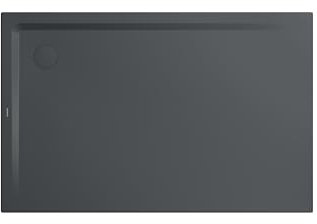 Kaldewei SUPERPLAN 1854-2, Duschwanne mit Wannenträger, 90x150cm, 385448043674, Farbe: warm grey 85