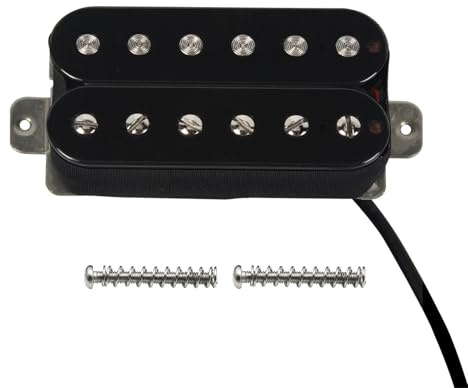 For 14K Gitarre Bridge Pickup Alnico 5 Humbucker Pickup Doppel Spule Schwarz for Elektrische Gitarre