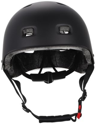 GANAZONO Casque de Skate Vélo Respirant pour Adulte Protection Cyclisme Légère et Adapté Roller Patins à roulettes et Planche à roulettes Noire