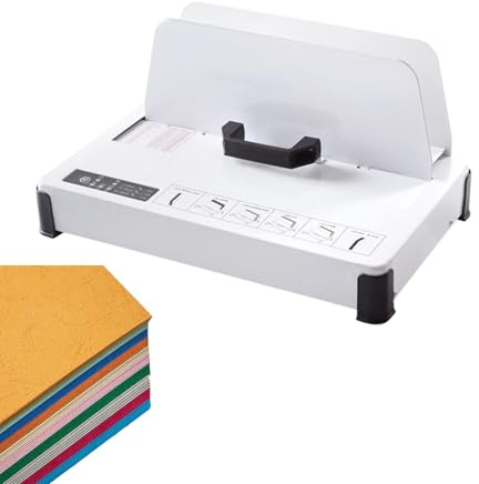 Thermal Binding Machine, 500 Sheets Capacity, Hot Melt Bookbinding Machine, 1–50mm Binding Thickness, A3/A4/A5/A6 Document Binder for Office & Business