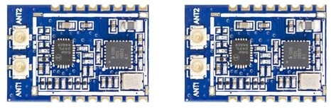 Zhdbchyuu 2X Módulo Transmisor Inalámbrico Lora SX1280PA de 2,4 GHz Módulo de Comunicación de Receptor de Alarma Inalámbrico