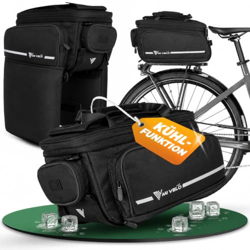 MIVELO Fahrradtasche für Gepäckträger, Gepäckträgertasche Fahrrad hinten, Radtasche passend für alle Gepäckträger, wasserabweisend & robust