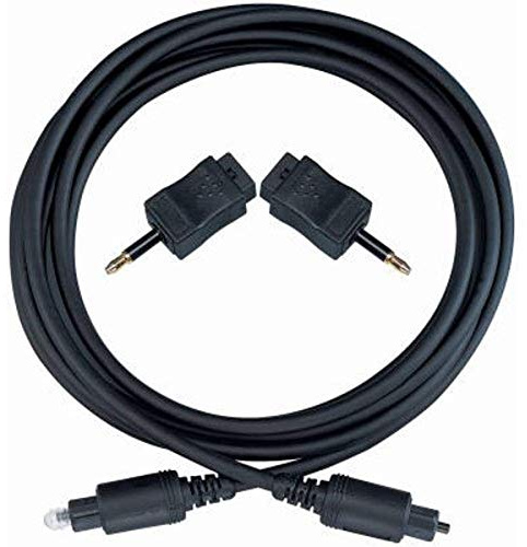 RCA 6-Foot Digital Optical Cable (DV10) for Connecting Your Audio Source to a HDTV or A/V Receiver
