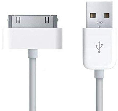 Cavo dati USB Compatibile con iPhone 4 4S iPad 1 2 3 Ricarica iPod 1 M