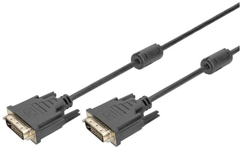 DIGITUS DVI CONNECTION CABLE. DVI(24+1) CABL 2X FERRIT