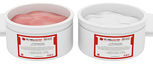 TFC Troll Factory Silikon Kautschuk Typ 9 I Knetsilikon, weich I 1 kg (2 x 500 g)