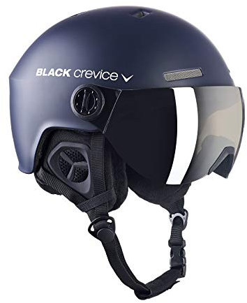 Black Crevice Erwachsene Skihelm Gstaad, Navy/weiß, 58-61 cm