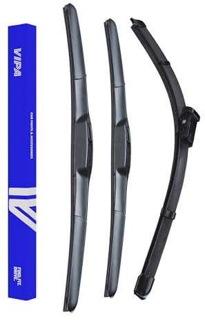Vipa Car Parts Premium Wiper Blade Set | fits: OPEL INSIGNIA Hatchback (Mar 2017 Onwards) | All-Weather Performance | Durable, Streak-Free Windshield Wipers | Easy Installation