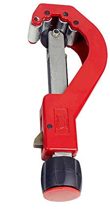 Cortadora de tubos de hierro resistente para tubos de PVC, acero, cobre, aluminio, herramienta de corte de tubos (14-65 mm)
