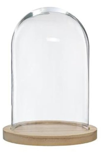 Paris Prix Atmosphera Créateur d'intérieur - Cloche Décorative en Verre Shine 26cm Naturel