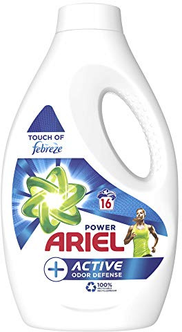 Ariel Flüssigwaschmittel + aktive Geruchsbekämpfung 880 ml