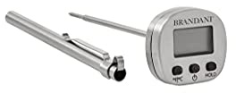 BRANDANI TERMOMETRO DA CUCINA DIGITALE PER CARNE E ALIMNETI PROFESSIONAL INOX