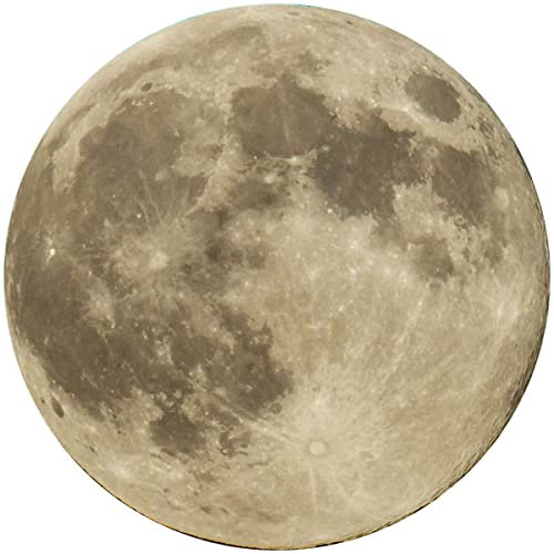 Startonight Cuadro sobre Vidrio - La Luna - Moderno Cuadro de Cristal Acrílico 60 cm