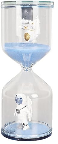 Sablier, 30 Minutes Astronaute Ornements Sablier Minuterie Sable Horloge pour Tâches Scolaires et Cuisine