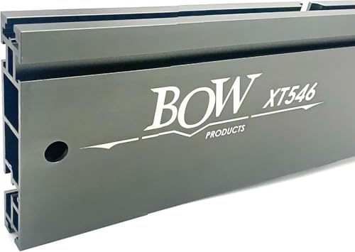 BOW Products 46 XT XTENDER Fence - T-Track Table Saw Fence System with Multiple T-Slots for Woodworking Accessories - Fits Portable, Cabinet, and Bandsaws - XT546 (Fence Only)