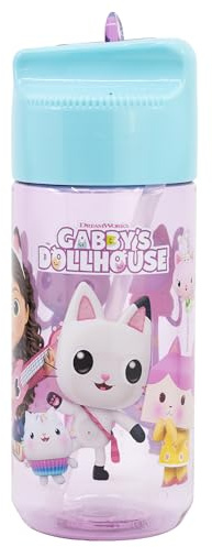 STOR Gourde Gabby Et La Maison Magique 430ml Ecozen - Enfant Antigoutte Sans BPA pour École Sport Sorties Réutilisable