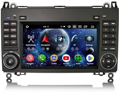 erisin 8 Core 4GB+64GB Android 14 Autoradio per Mercedes Classe A/B W169 W245 Sprinter Viano Supporto Carplay Android Auto GPS Touch Screen DSP Bluetooth 5.0 WiFi Dab+Radio Navigatore